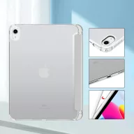   Tech-Protect Sc Pen Hybrid Apple iPad 11 2025 / 10.9 2022 oldalra nyíló, kitámasztható mappa tok ceruza tartóval, szürke
