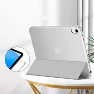   Tech-Protect Sc Pen Hybrid Apple iPad 11 2025 / 10.9 2022 oldalra nyíló, kitámasztható mappa tok ceruza tartóval, szürke