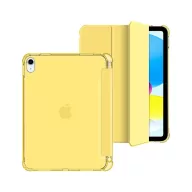   Tech-Protect Sc Pen Hybrid Apple iPad 11 2025 / 10.9 2022 oldalra nyíló, kitámasztható mappa tok ceruza tartóval, kristály sárga