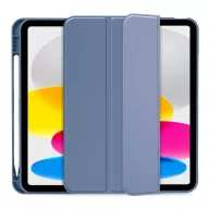   Tech-Protect Sc Pen Apple iPad 11 2025 / 10.9 2022 oldalra nyíló, kitámasztható mappa tok ceruza tartóval, kék