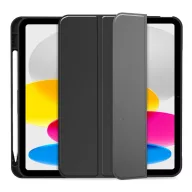   Tech-Protect Sc Pen Apple iPad 11 2025 / 10.9 2022 oldalra nyíló, kitámasztható mappa tok ceruza tartóval, fekete