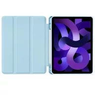   Tech-Protect Sc Pen Apple Air 11 (2024 / 2025) / iPad Air 4 / 5 (2020 / 2022) oldalra nyíló, kitámasztható mappa tok ceruza tartóval, világoskék