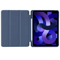   Tech-Protect Sc Pen Apple Air 11 (2024 / 2025) / iPad Air 4 / 5 (2020 / 2022) oldalra nyíló, kitámasztható mappa tok ceruza tartóval, kék