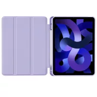   Tech-Protect Sc Pen Apple Air 11 (2024 / 2025) / iPad Air 4 / 5 (2020 / 2022) oldalra nyíló, kitámasztható mappa tok ceruza tartóval, lila