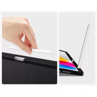   Tech-Protect Sc Pen Canvas Apple iPad 11 2025 / 10.9 2022 oldalra nyíló, kitámasztható mappa tok ceruza tartóval, fekete
