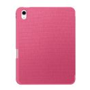 Tech-Protect Sc Pen Canvas Apple iPad 11 2025 / 10.9 2022 oldalra nyíló, kitámasztható mappa tok ceruza tartóval, magenta