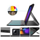 Tech-Protect Sc Pen Xiaomi Pad 7 Pro / Pad 7 oldalra nyíló, kitámasztható mappa tok ceruza tartóval, billentyűzettel, fekete