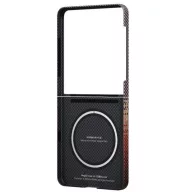   Pitaka Ultra Slim Samsung Galaxy Z Flip 7 hátlap tok, Aramid, MagSafe, sunset