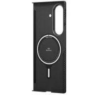   Pitaka Ultra Slim Samsung Galaxy Z Fold 7 hátlap tok, Aramid, MagSafe, black/grey