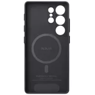   Pitaka PIN Button Samsung Galaxy S25 Ultra hátlap tok, Aramid, MagSafe, black/grey