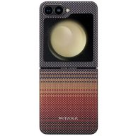   Pitaka MagEZ Case 5 Samsung Galaxy Z Flip 6 hátlap tok, Aramid, MagSafe, sunset