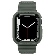   Spigen Rugged Armor Pro Apple Watch 9 / 8 / 7 45mm / SE (2nd / 1st Gen) / 6 / 5 / 4 44mm tok, zöld