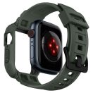 Spigen Rugged Armor Pro Apple Watch 9 / 8 / 7 45mm / SE (2nd / 1st Gen) / 6 / 5 / 4 44mm tok, zöld
