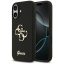 Guess Silicone Big 4G Script Apple iPhone 17 hátlap tok, fekete