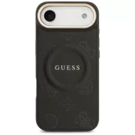   Guess Peony Hot Stamp Apple iPhone Air (2025) hátlap tok kameravédő peremmel, MagSafe, fekete-arany