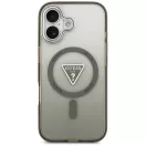 Guess IML Gradient Triangle Logo Apple iPhone 17 hátlap tok kameravédő peremmel, MagSafe, khaki