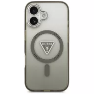   Guess IML Gradient Triangle Logo Apple iPhone 17 hátlap tok kameravédő peremmel, MagSafe, khaki
