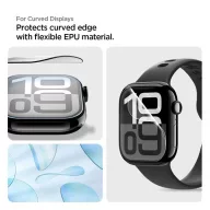   Spigen EliteShield EZ Fit Apple Watch 11 / Watch 10 42mm kijelzővédő fólia felhelyező kerettel (2db)