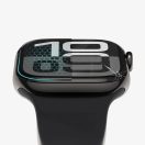 Tech-Protect Glass Flex+ Apple Watch 11 / Watch 10 46mm kijelzővédő fólia, fekete (2db)