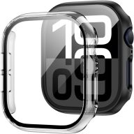   Tech-Protect Defense360 Apple Watch 11 / Watch 10 42mm ütésálló tok kijelzővédelemmel, átlátszó