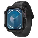 Spigen Rugged Armor Apple Watch 11 / Watch 10 42mm tok, Matte Black, fekete