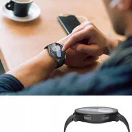   Tech-Protect Defense360 Samsung Galaxy Watch7 (44mm) ütésálló tok, kijelzővédő felülettel, fekete