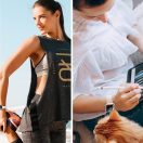 Tech-Protect Defense360 Apple Watch 7 / 8 / 9 (45mm) ütésálló tok kijelzővédelemmel, fekete-narancs