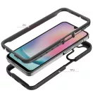 Tech-Protect Defense360 Samsung Galaxy A25 strapabíró tok kijelzővédelemmel, fekete