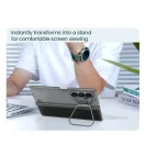 Nillkin Iceblade Prop Samsung Galaxy Z Fold 7 tok kitámasztóval, fekete-átlátszó