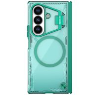   Nillkin Iceblade Prop Samsung Galaxy Z Fold 7 mágneses tok kitámasztóval, zöld-átlátszó