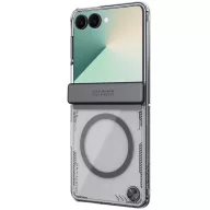   Nillkin Iceblade Prop Magnetic Samsung Galaxy Z Flip 7 mágneses tok, fekete-átlátszó