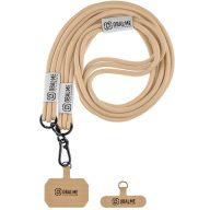   OBAL:ME nyakba / vállra akasztható univerzális telefontartó, khaki (bézs-barna)