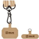 OBAL:ME nyakba / vállra akasztható univerzális telefontartó, khaki (bézs-barna)