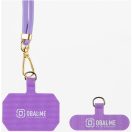 OBAL:ME NeckTag Allure Rope nyakba / vállra akasztható univerzális telefontartó, lila