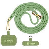   OBAL:ME NeckTag Allure Rope nyakba / vállra akasztható univerzális telefontartó, zöld