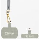 OBAL:ME NeckTag Allure Rope nyakba / vállra akasztható univerzális telefontartó, világos szürke