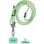 OBAL:ME NeckTag Rope nyakba / vállra akasztható univerzális telefontartó, zöld