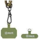 OBAL:ME NeckTag Rope nyakba / vállra akasztható univerzális telefontartó, katonai zöld