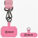 OBAL:ME NeckTag Ribbon Rope nyakba / vállra akasztható univerzális telefontartó, rózsaszín