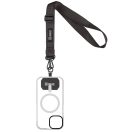 OBAL:ME NeckTag Ribbon Rope nyakba / vállra akasztható univerzális telefontartó, fekete