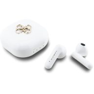   Guess 4G Metal Logo TWS vezeték nélküli fülhallgató, fehér-arany