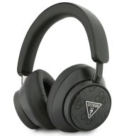   Guess PU Leather 4G Triangle Logo ENC TWS vezeték nélküli fejhallgató, fekete