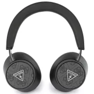   Guess PU Leather 4G Triangle Logo ENC TWS vezeték nélküli fejhallgató, fekete