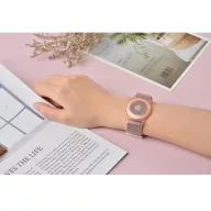   Tech-Protect Nylon Apple Airtag / Airtag 2 tok szíjjal gyerekeknek, rózsaszín
