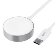   Tech-Protect UltraBoost Magnetic Apple Watch töltő USB-C kábellel, 120cm, fehér