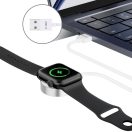 Tech-Protect UltraBoost Magnetic Apple Watch töltő USB-A kábellel, 120cm, fehér