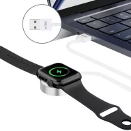   Tech-Protect UltraBoost Magnetic Apple Watch töltő USB-A kábellel, 120cm, fehér