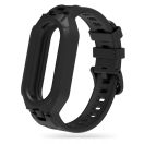 Tech-Protect Armour Xiaomi Mi Smart Band 10 / Band 9 / Band 8 strapabíró szíj megerősített sarkakkal, fekete