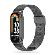   Tech-Protect Milanese Xiaomi Mi Smart Band 10 / Band 9 / Band 8 milánói szíj, fekete