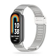   Tech-Protect Milanese Xiaomi Mi Smart Band 10 / Band 9 / Band 8 milánói szíj, ezüst